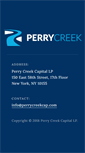 Mobile Screenshot of perrycreekcap.com